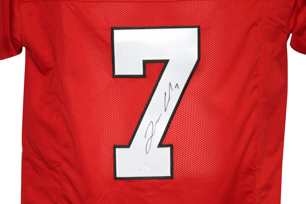 Lorenzo Carter Autographed Georgia Bulldogs Style Custom Football Jersey