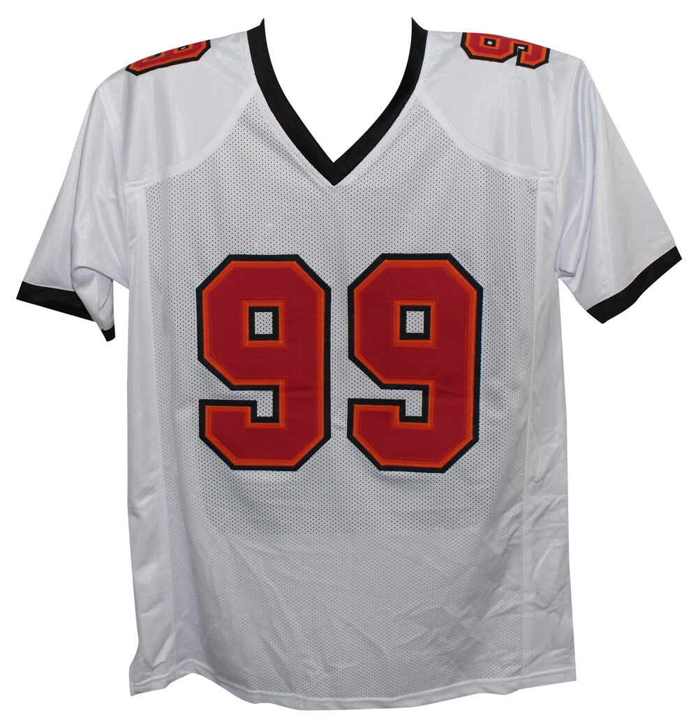 Warren Sapp Signed Tampa Bay Buccaneers Custom Jersey - HOF Inscription