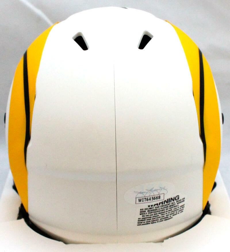 Jim Everett Signed Los Angeles Rams Lunar Mini Helmet