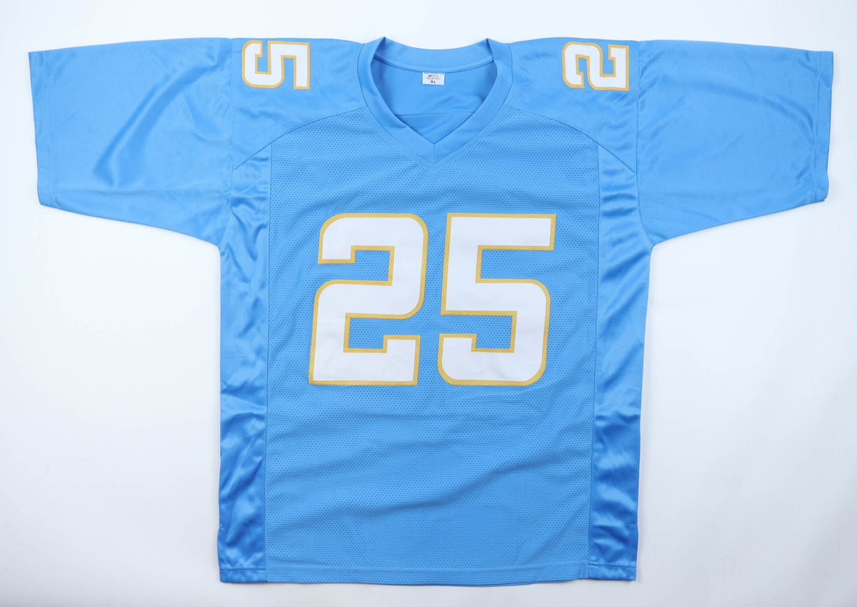 Junior Colson Signed Los Angeles Chargers Light Blue Jersey