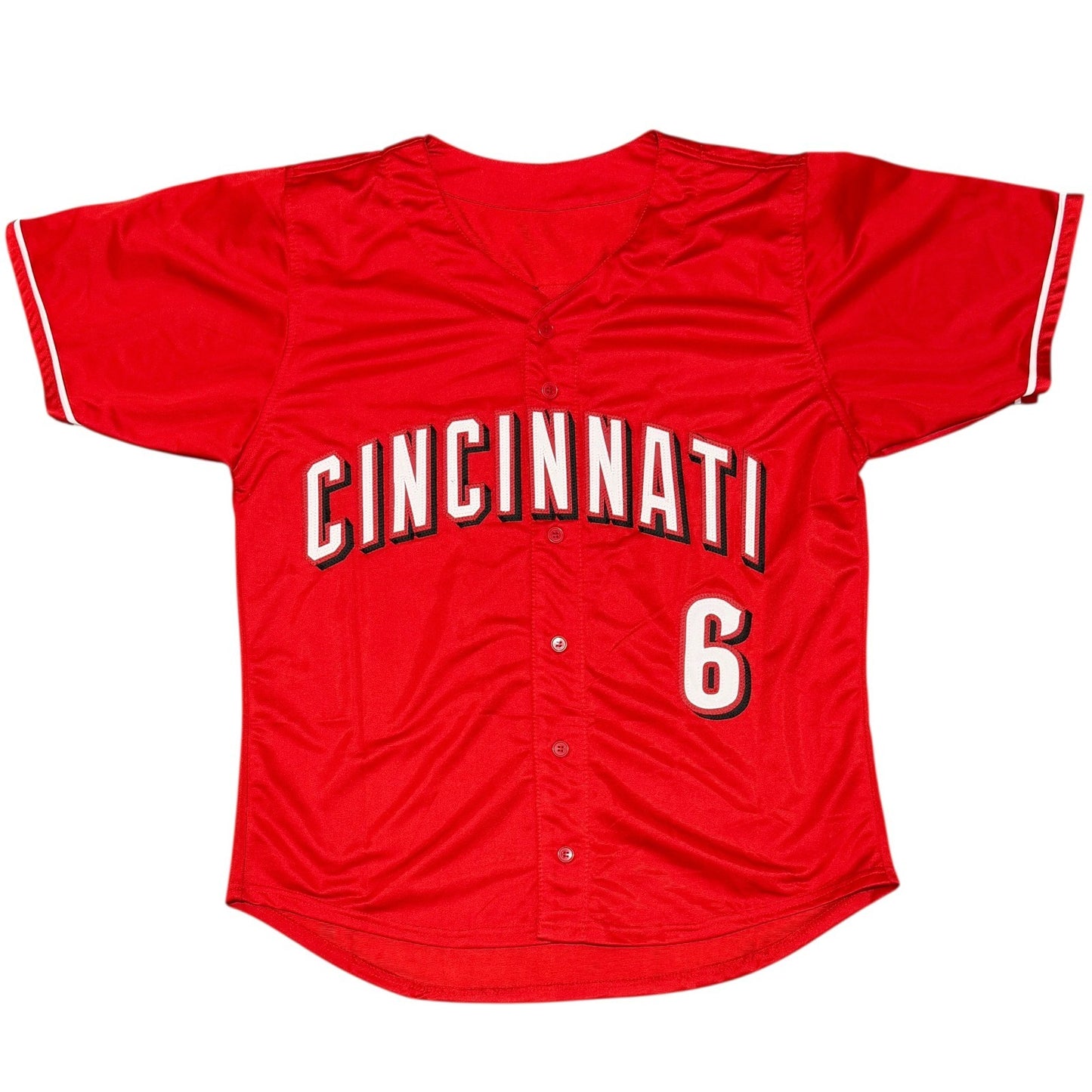 Jonathan India Signed Cincinnati Reds Custom Baseball Jersey (Beckett COA)