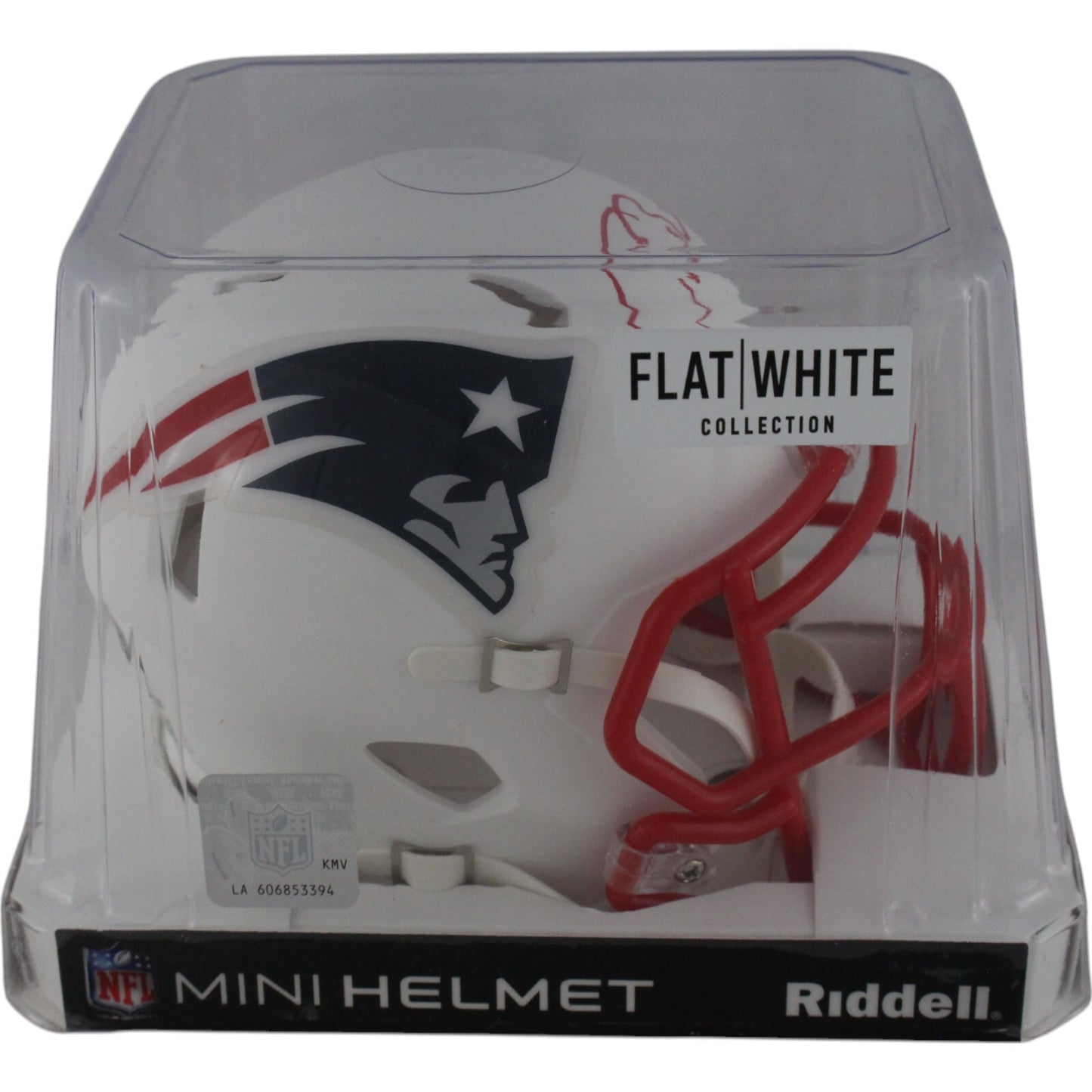 Tom Brady Signed New England Patriots Flat White Mini Helmet (Fanatics)