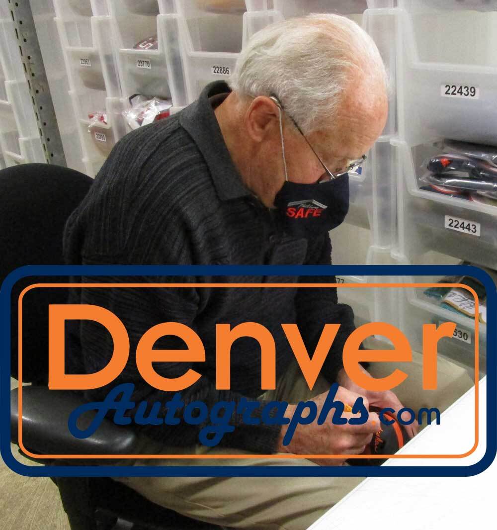 Randy Gradishar Autographed Denver Broncos Eclipse Mini Helmet