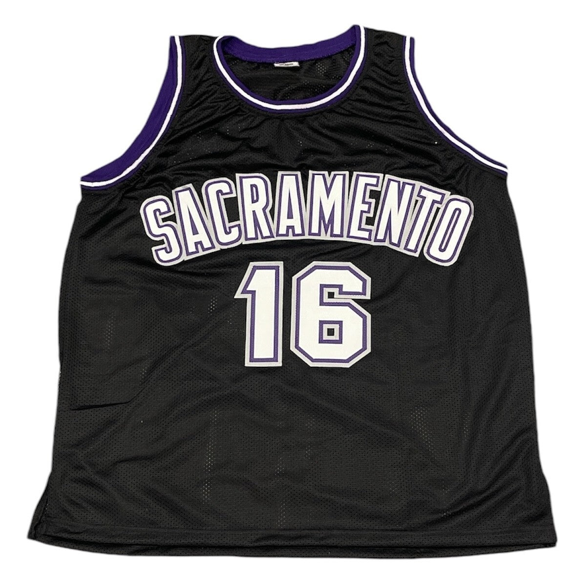 Peja Stojaković Signed Sacramento Kings Custom Jersey Beckett COA