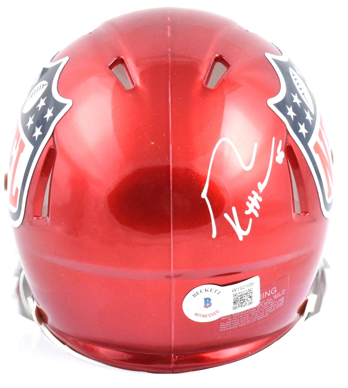 Sam LaPorta & George Kittle Signed Flash Speed Mini Helmet
