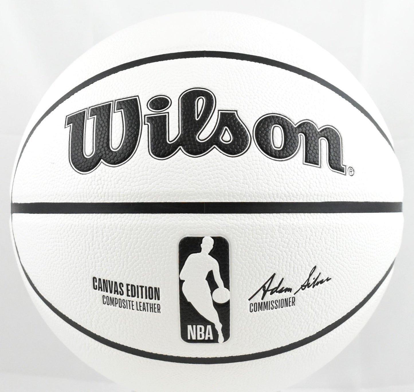 Julius Erving Autographed NBA Wilson Canvas Edition Basketball