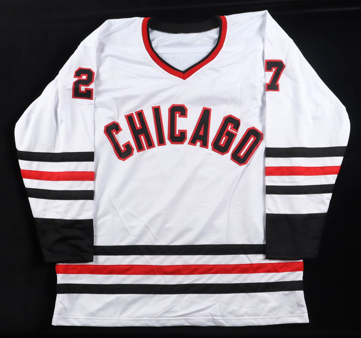 Jeremy Roenick Signed Chicago Blackhawks White Custom Jersey "HOF 24"
