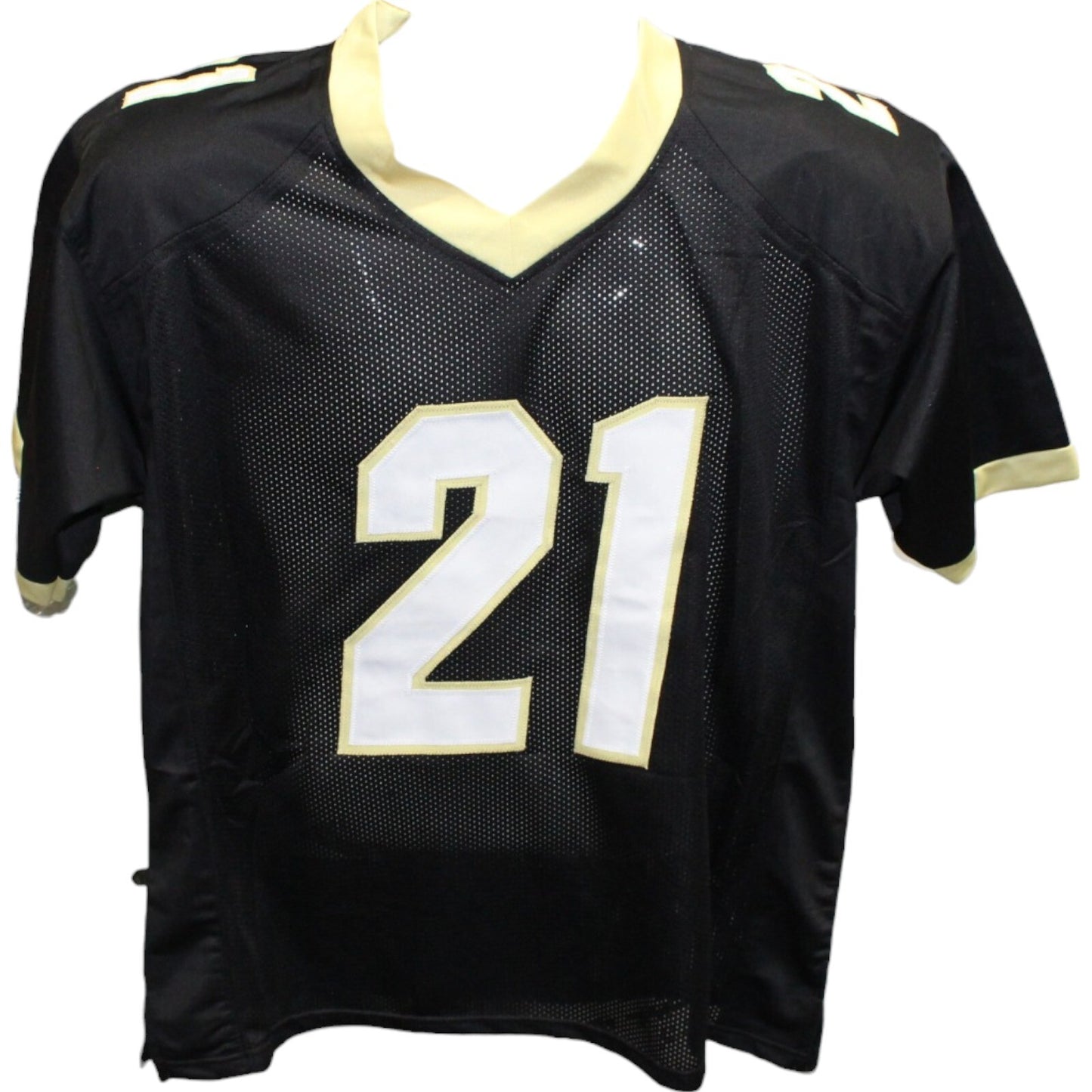 Deion Sanders Signed College Style Black Stat Jersey
