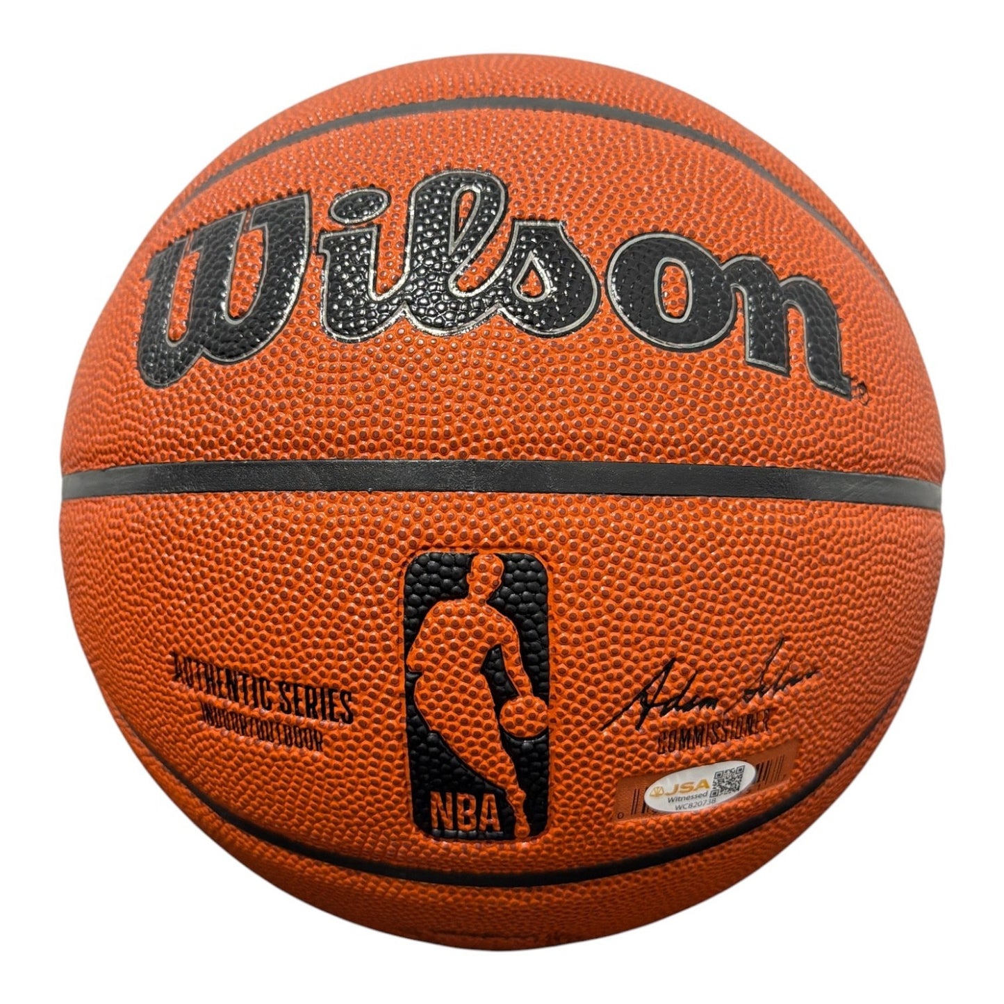 Glen Rice Signed Wilson NBA Basketball - JSA Authenticated