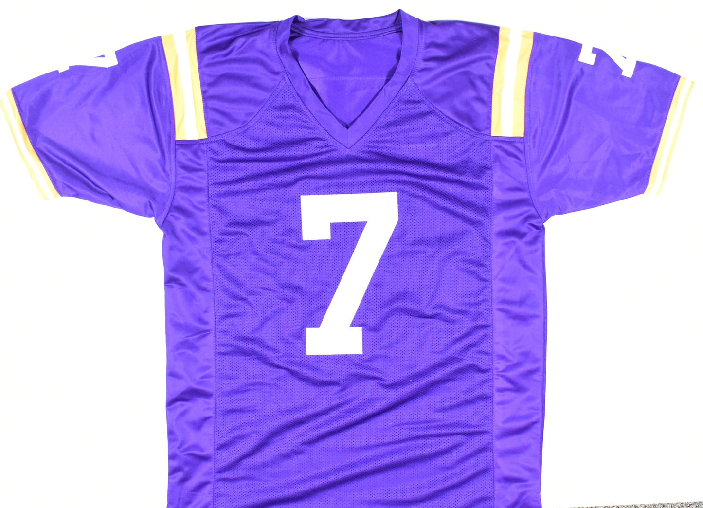 Patrick Peterson Autographed LSU Style Purple Jersey