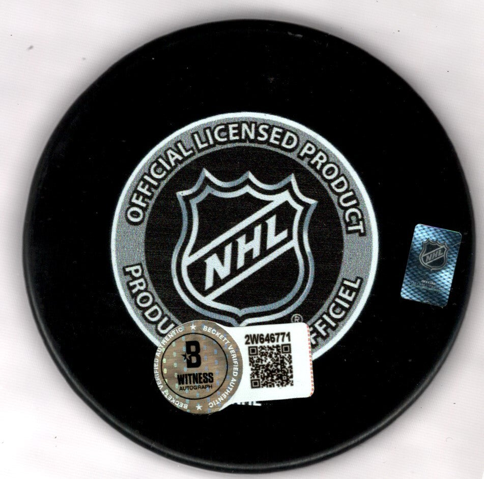 Tim Thomas Signed 2011 Stanley Cup Puck (Conn Smythe) BAS Witness