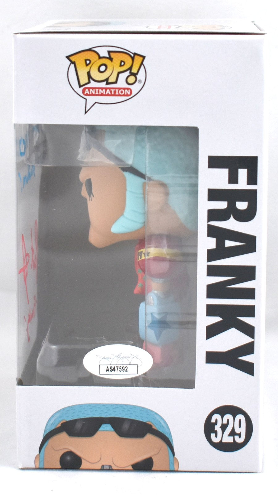 Patrick Seitz Signed Franky One Piece Funko Pop #329