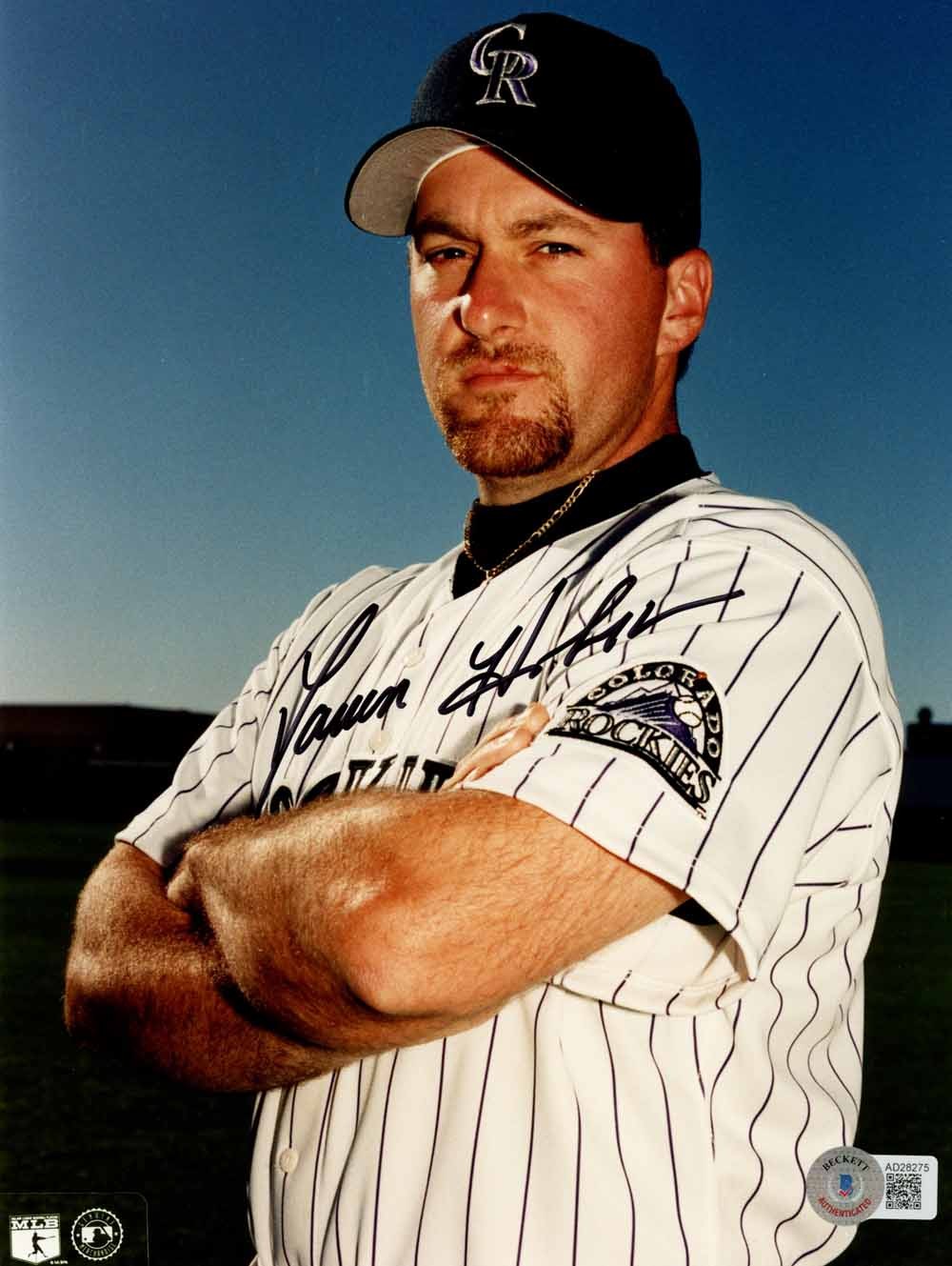 Darren Holmes Colorado Rockies Autographed 8x10 Photo