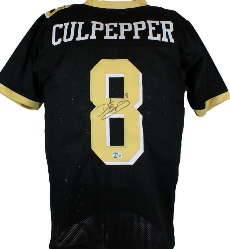 Daunte Culpepper Autographed Black Custom College Jersey