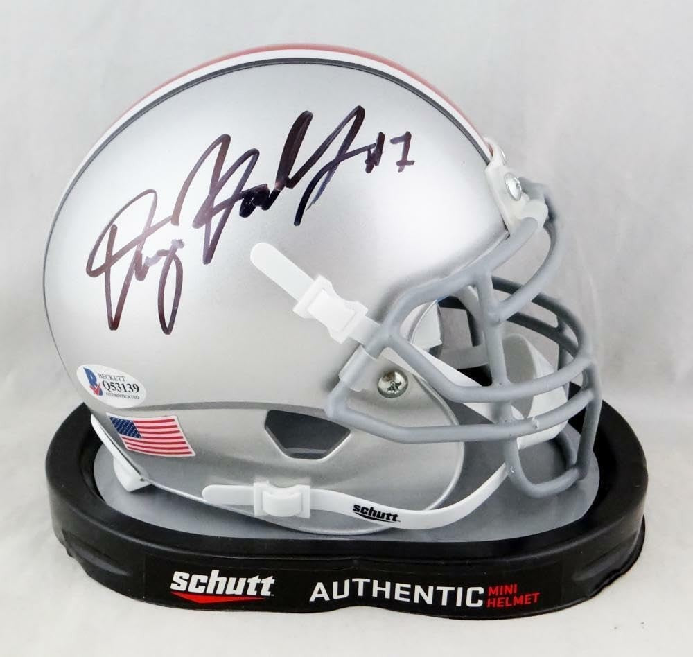 Dwayne Haskins Signed Ohio State Buckeyes Black Mini Helmet