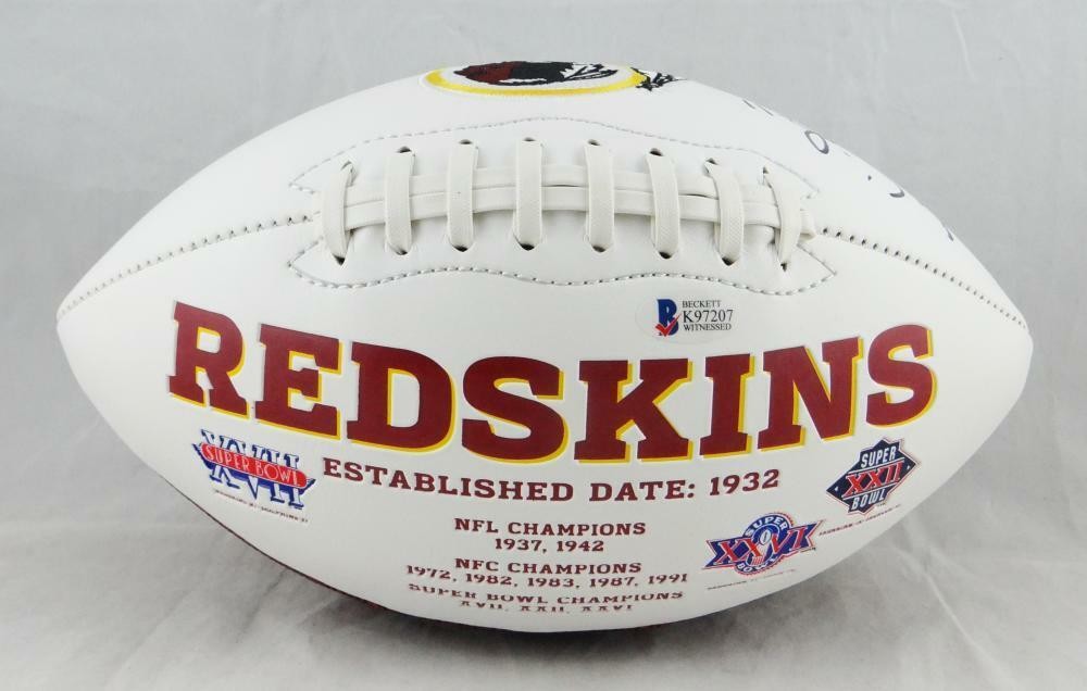 Alex Smith Autographed Washington Logo Football - Black