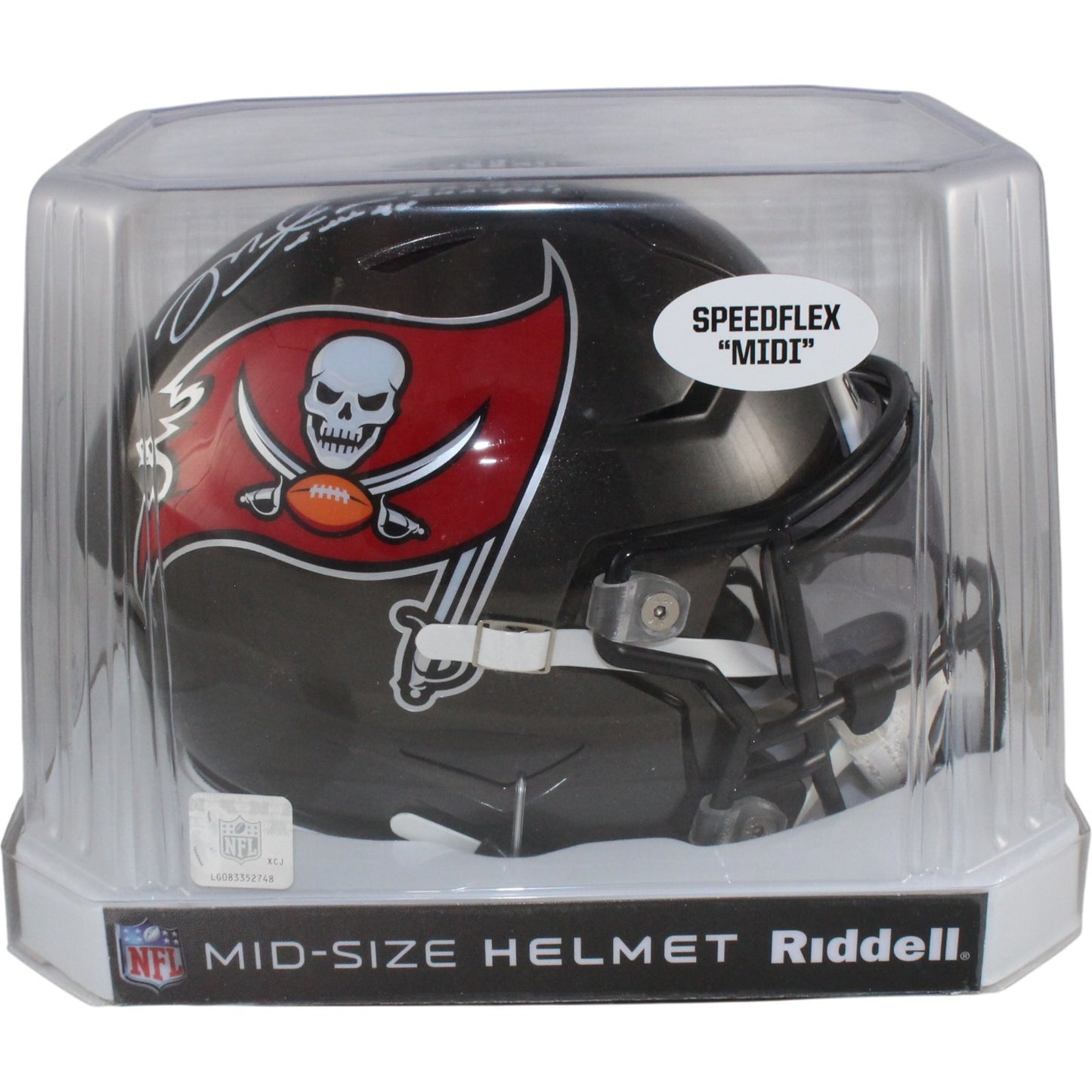 Mike Alstott Signed Tampa Bay Buccaneers Midi Helmet "A-Train"