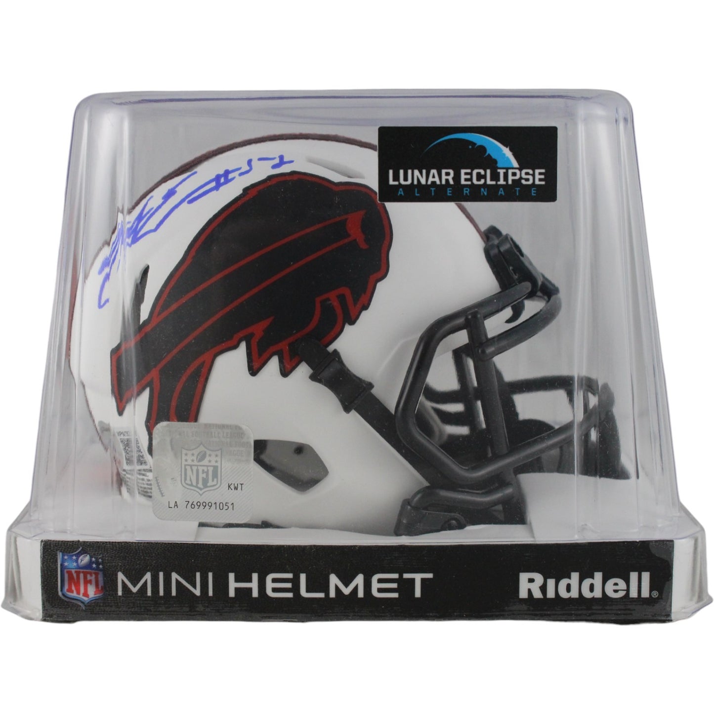 AJ Epenesa Buffalo Bills Autographed Lunar Mini Helmet