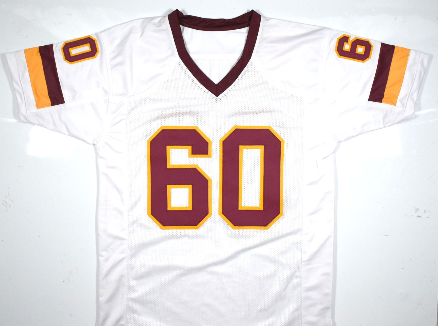 Chris Samuels Autographed Washington White Custom Jersey
