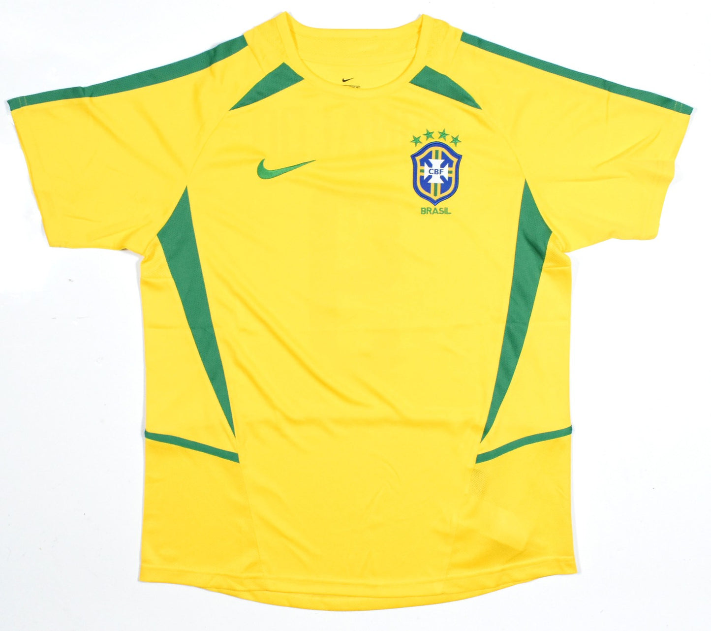 Ronaldo Autographed Brazil Home Soccer Jersey