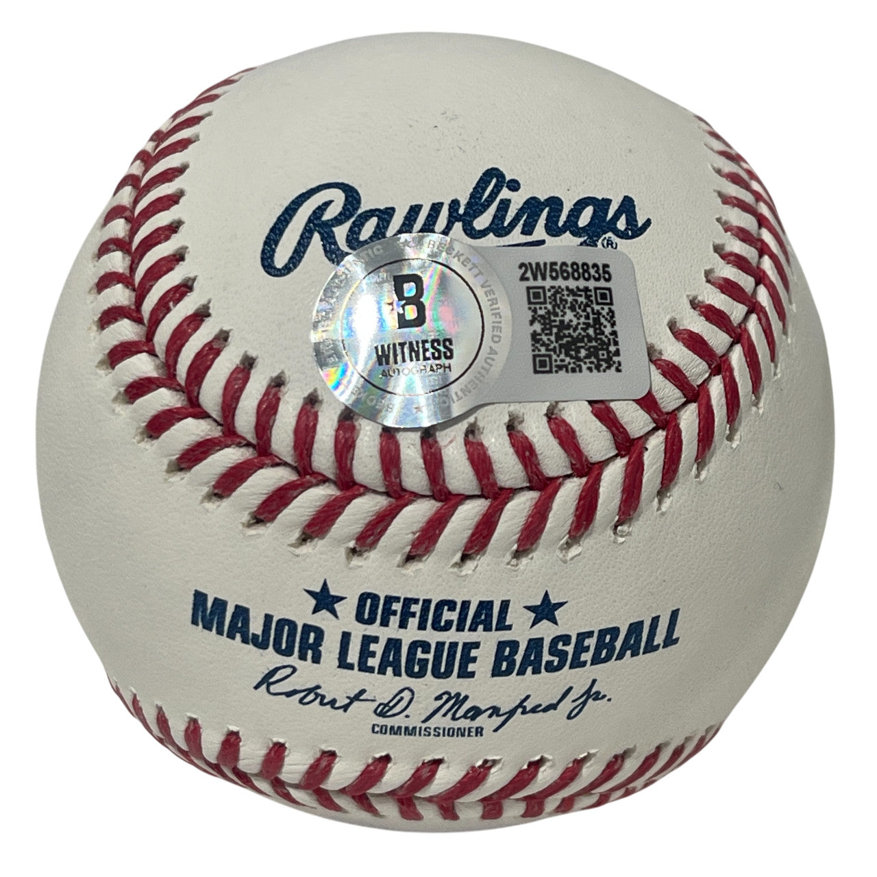 Rick Monday Autographed Official Major League Baseball (Beckett Witnessed)