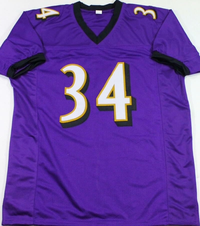 Ricky Williams Autographed Purple Custom Jersey