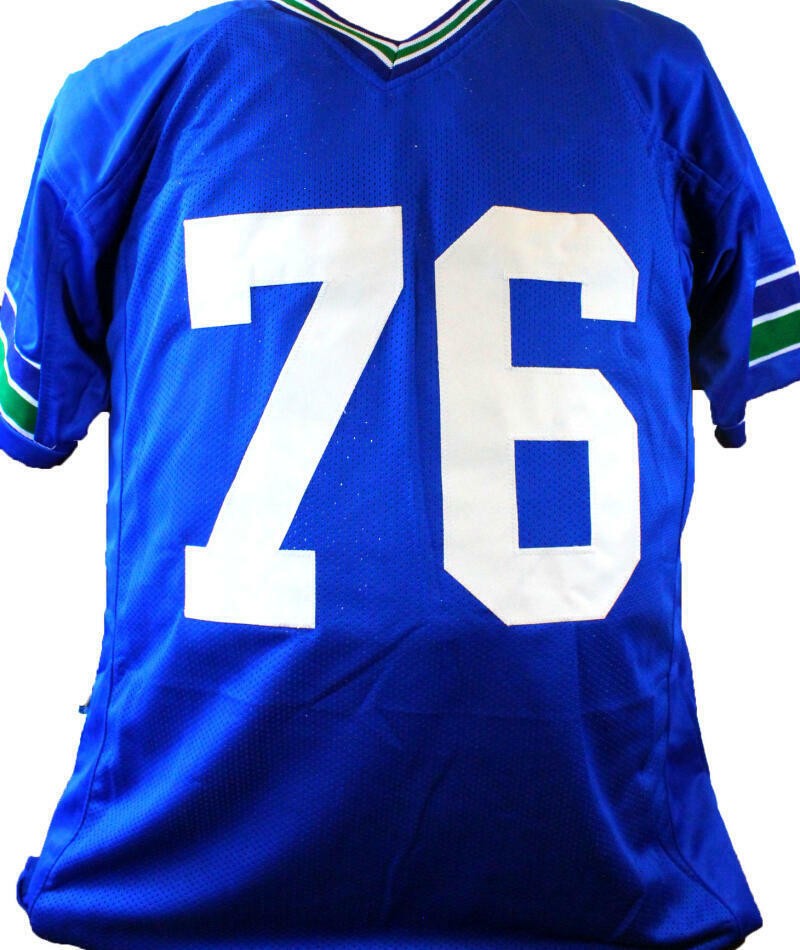 Steve Hutchinson Signed Blue Custom Football Jersey