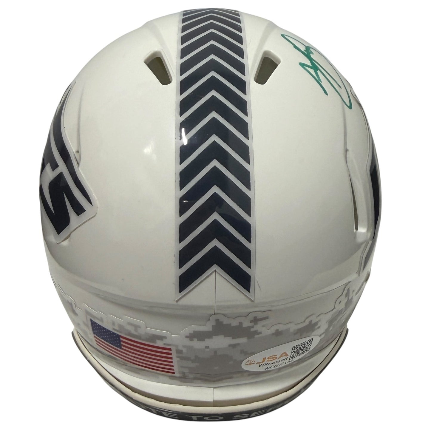 Minkah Fitzpatrick Signed New York Jets Salute to Service Mini Helmet