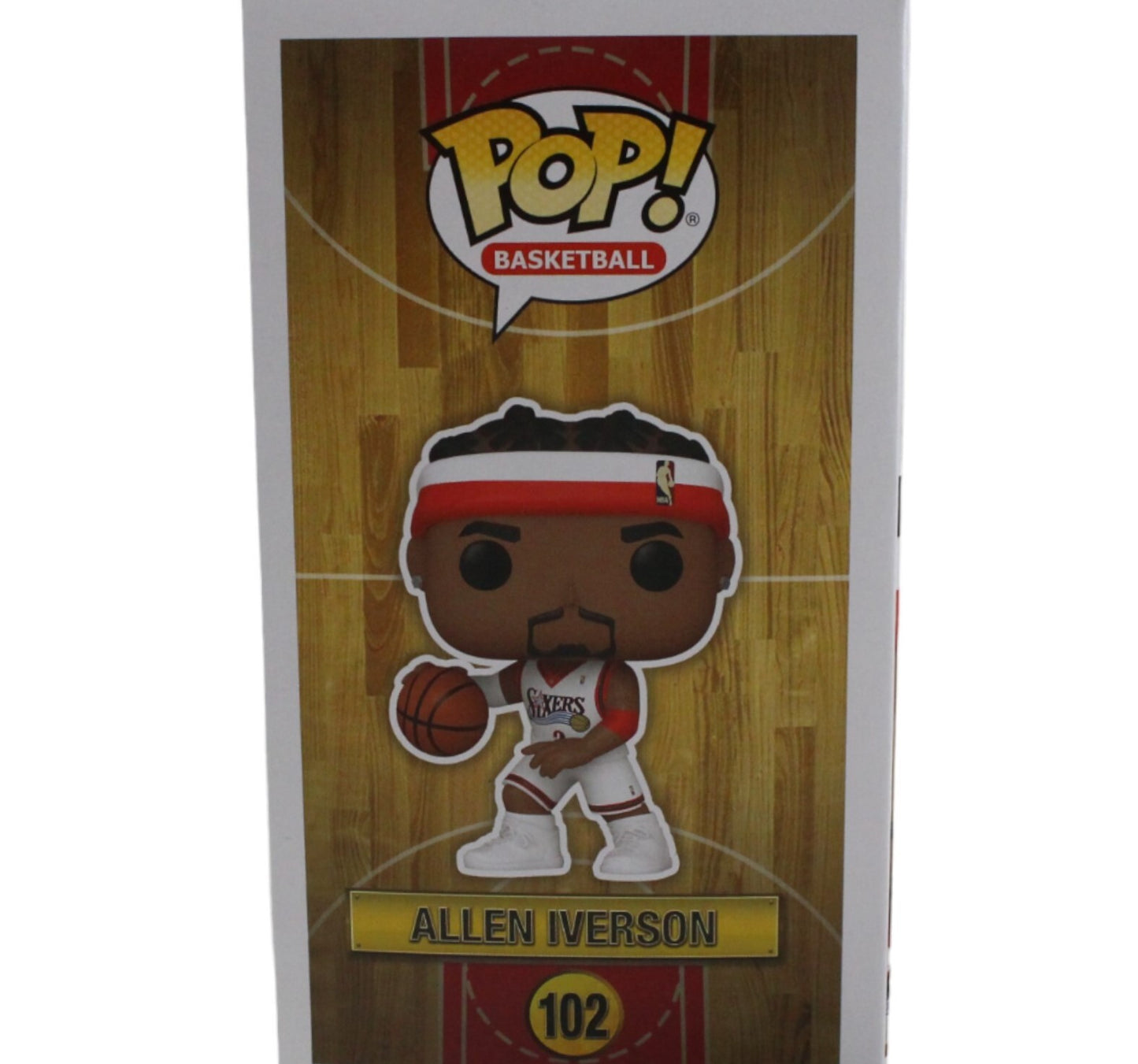 Allen Iverson Signed Philadelphia 76ers Funko Pop #102