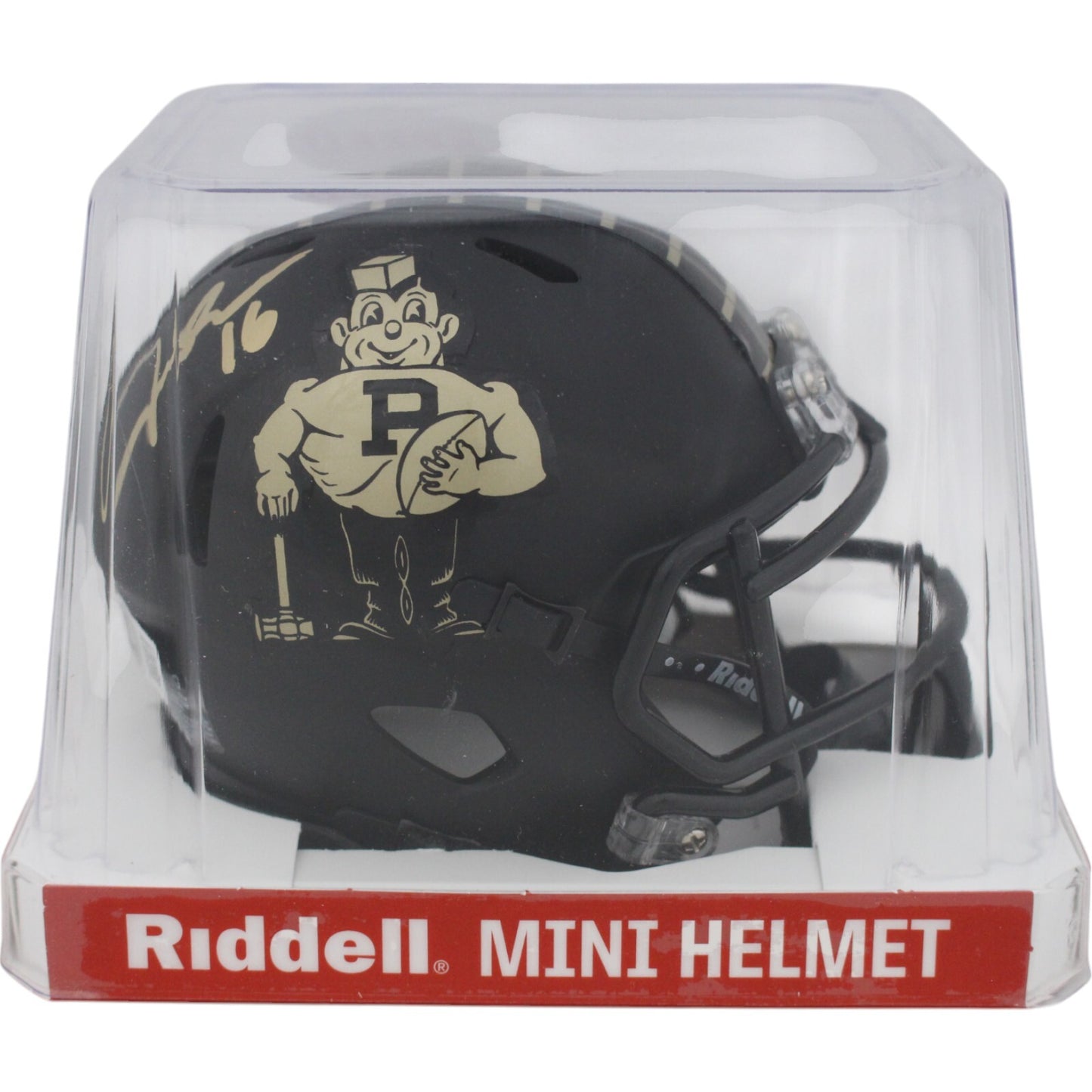 Aidan O'Connell Signed Purdue Boilermakers Vintage Pete Mini Helmet