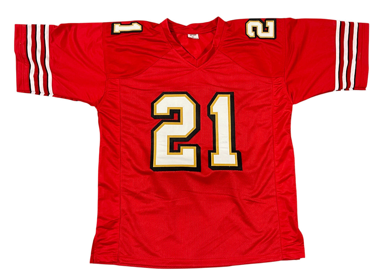 Frank Gore Signed San Francisco 49ers Custom Football Jersey (BAS COA)