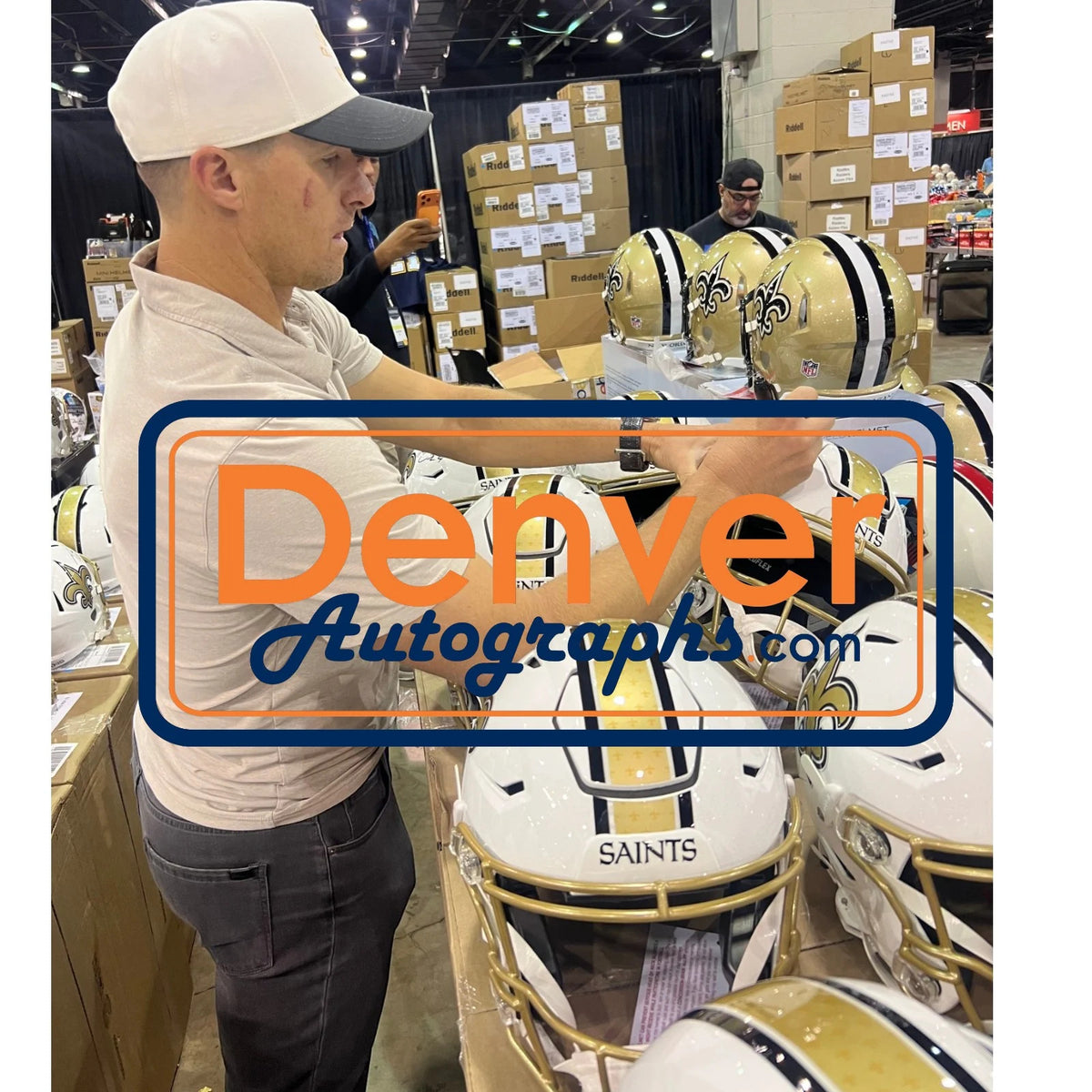 Drew Brees Signed New Orleans Saints 2025 Alternate SpeedFlex Authentic Helmet