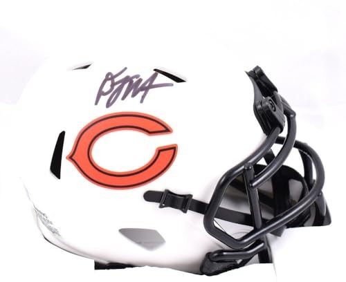 DJ Moore Autographed Chicago Bears Lunar Speed Mini Helmet