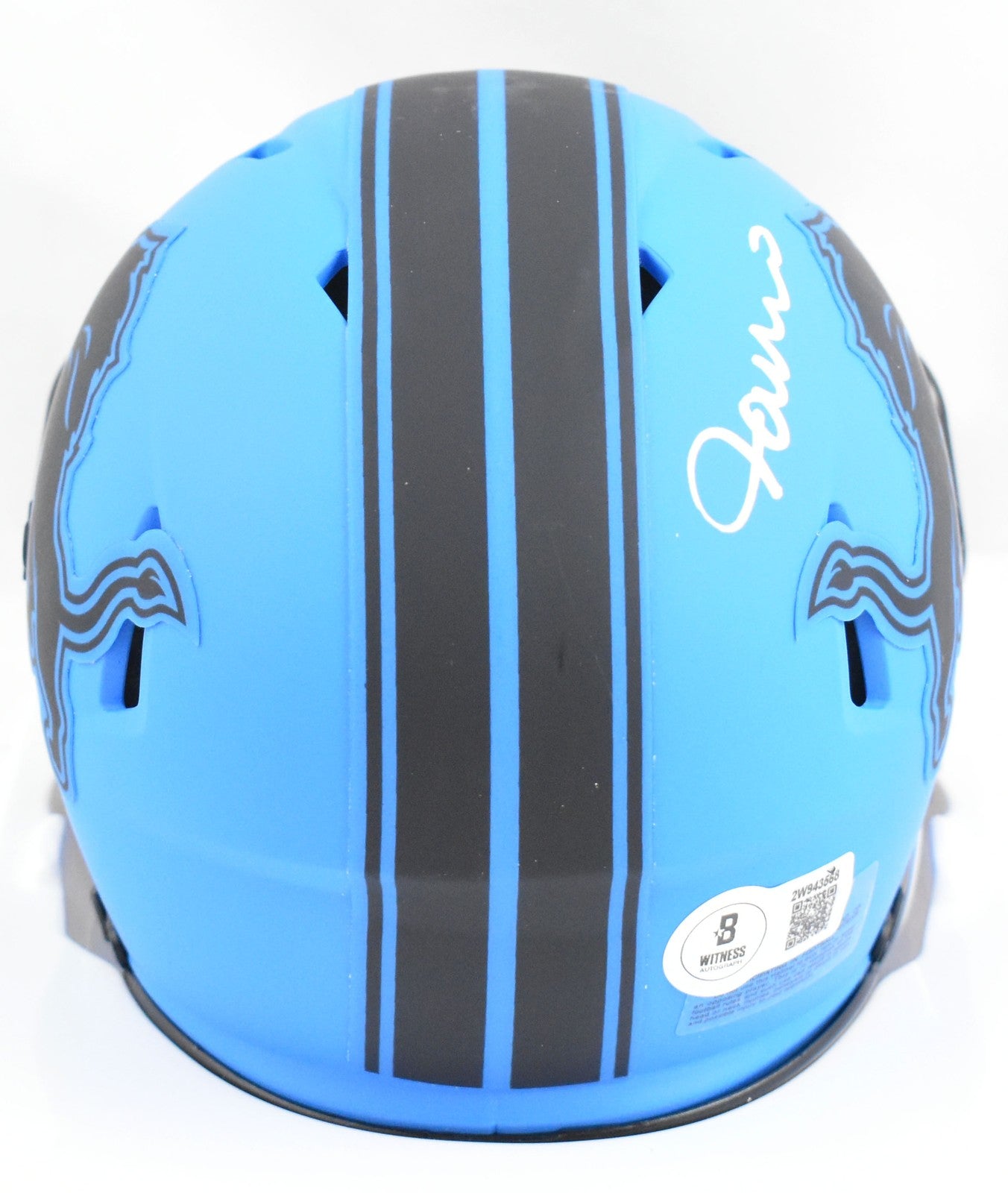 Jameson Williams Signed Detroit Lions Rave Speed Mini Helmet