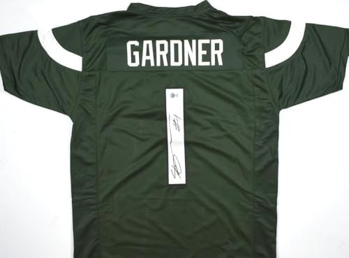 Ahmad Sauce Gardner Autographed New York Jets Green Custom Jersey