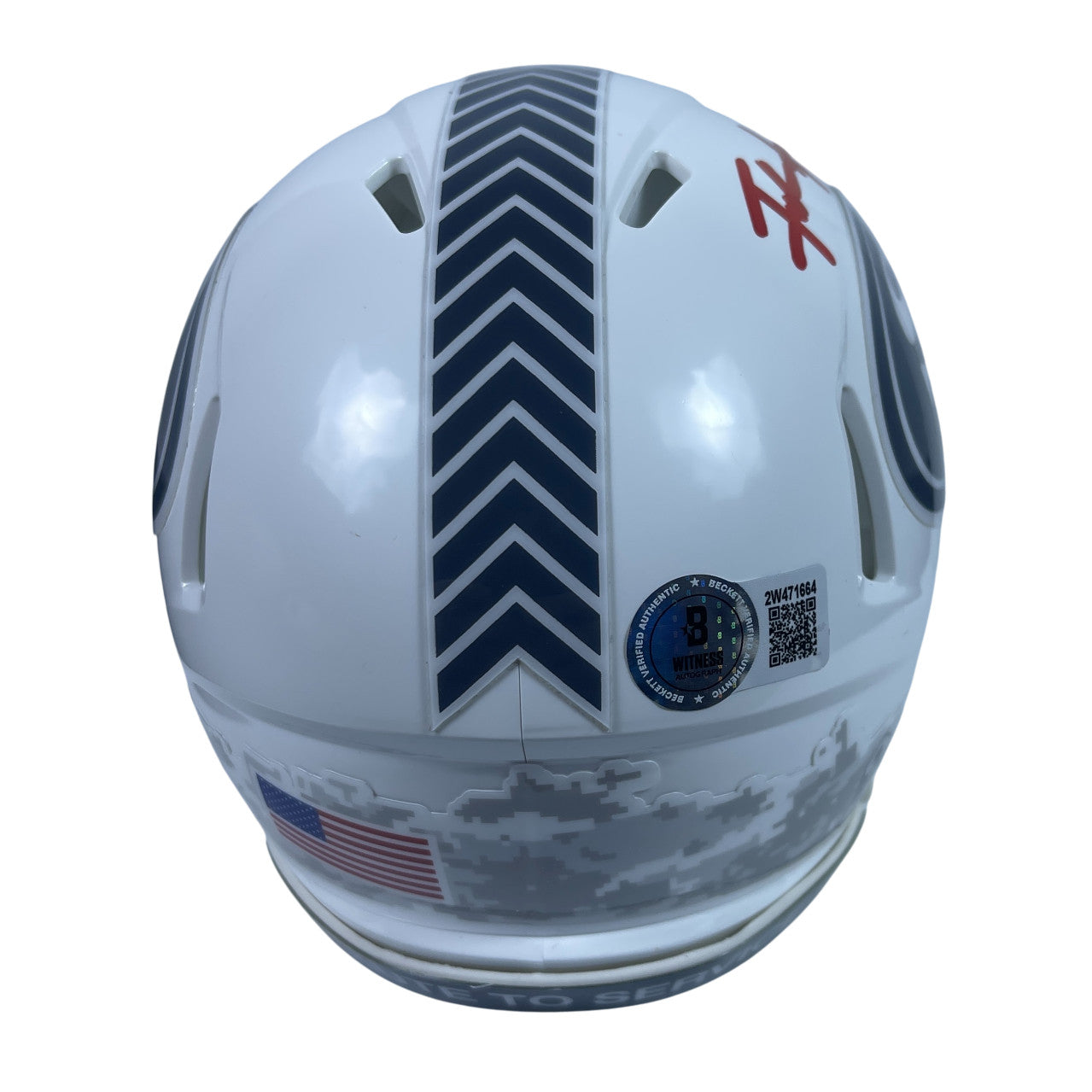 Frank Gore San Francisco 49ers Signed Salute to Service Mini Helmet