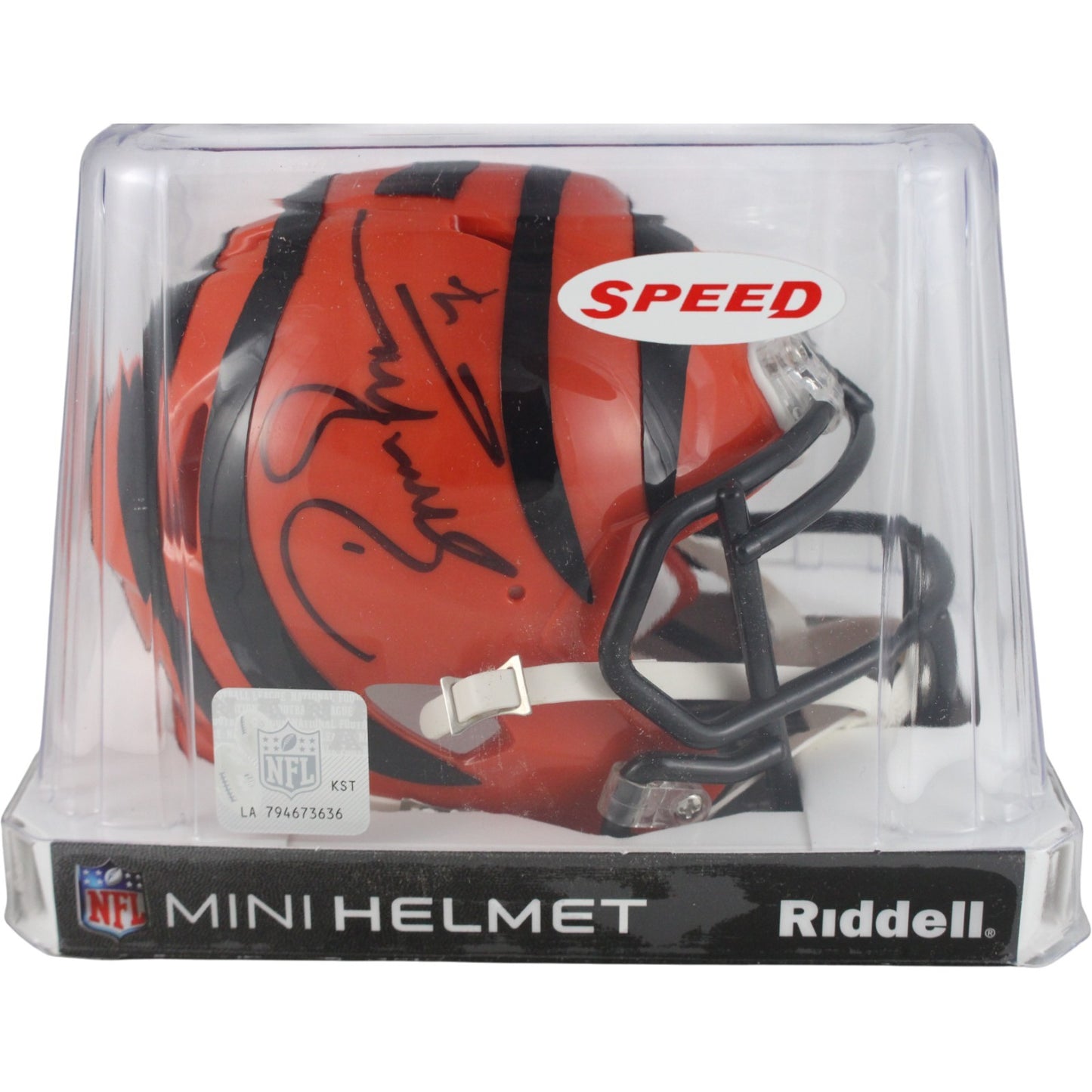 Boomer Esiason Cincinnati Bengals Signed Mini Helmet (Beckett BAS)