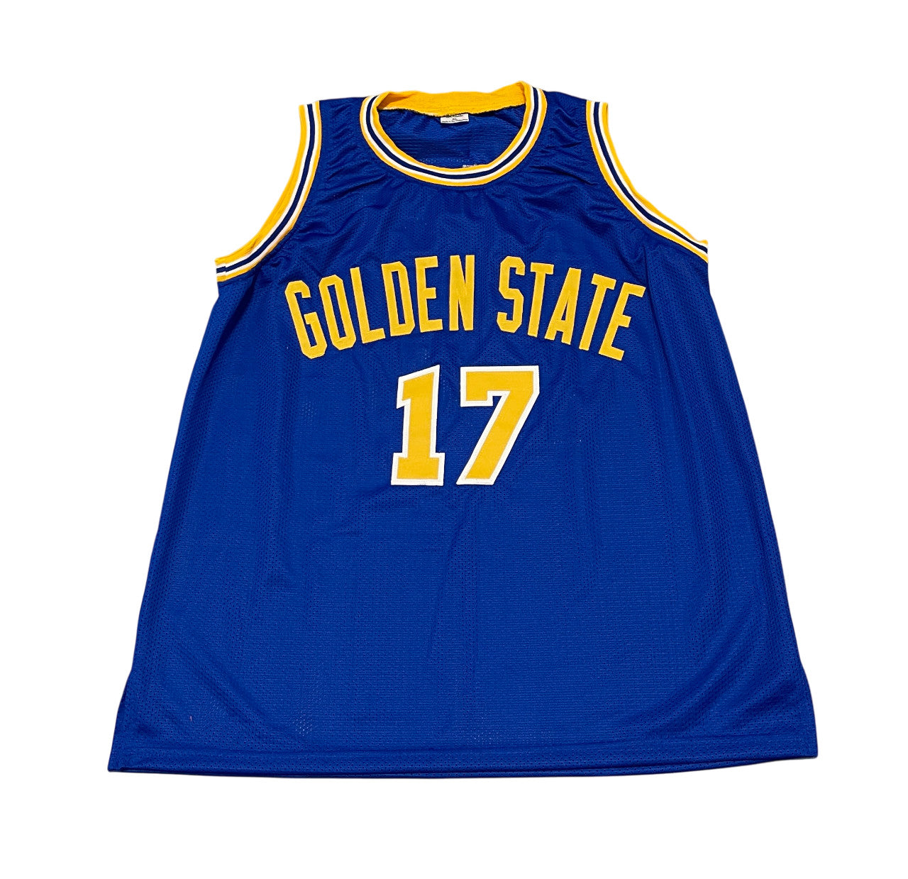 Chris Mullin Signed Golden State Warriors Custom Jersey (Beckett COA)
