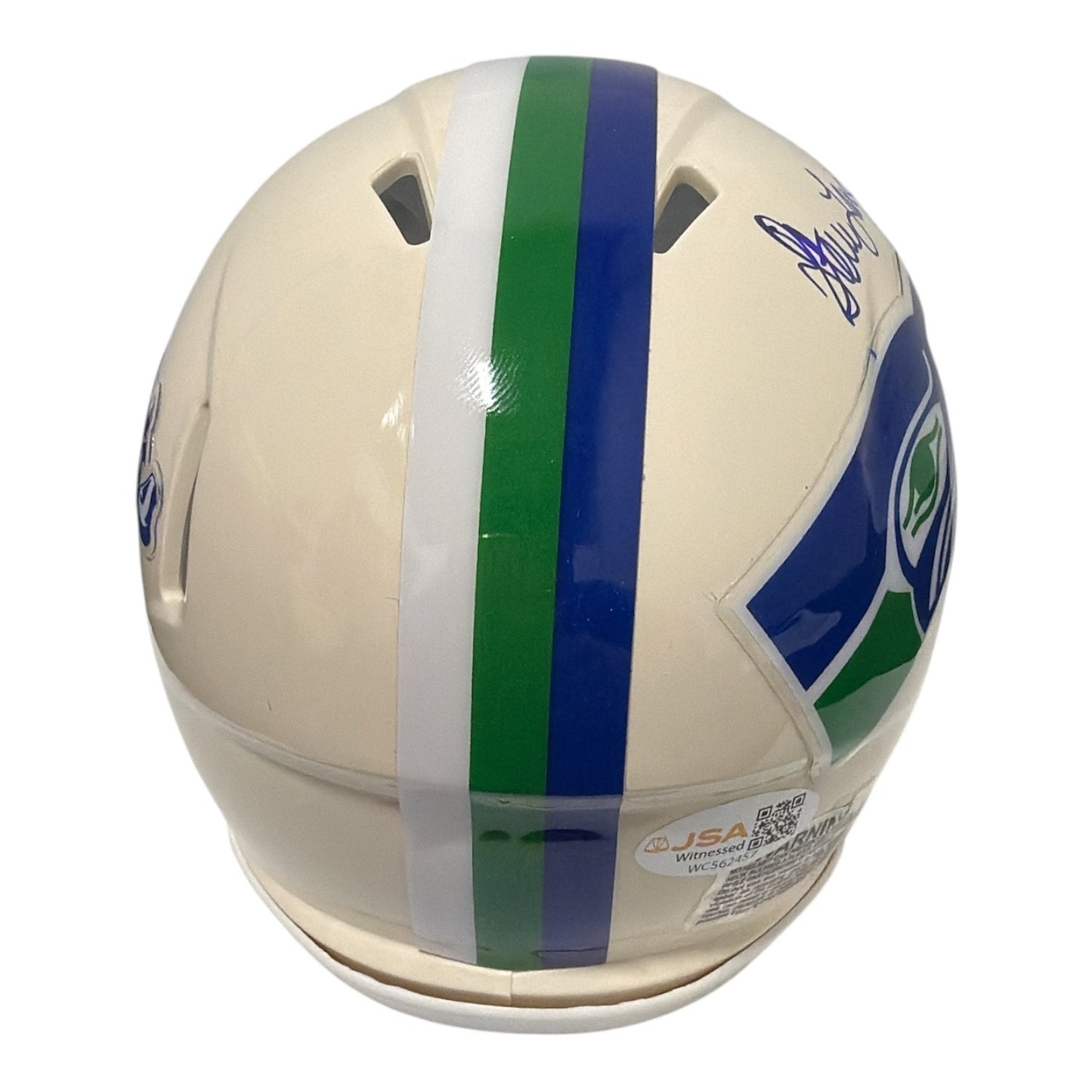 Steve Largent Signed Seattle Seahawks Retro Mini Helmet
