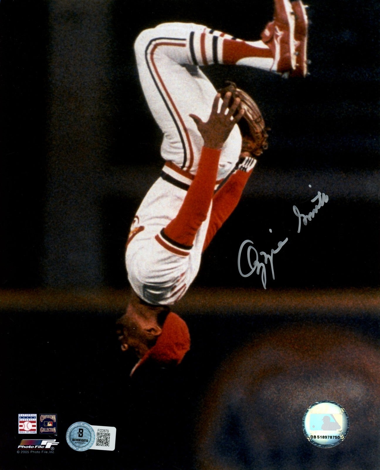 Ozzie Smith Signed St. Louis Cardinals 8x10 Photo