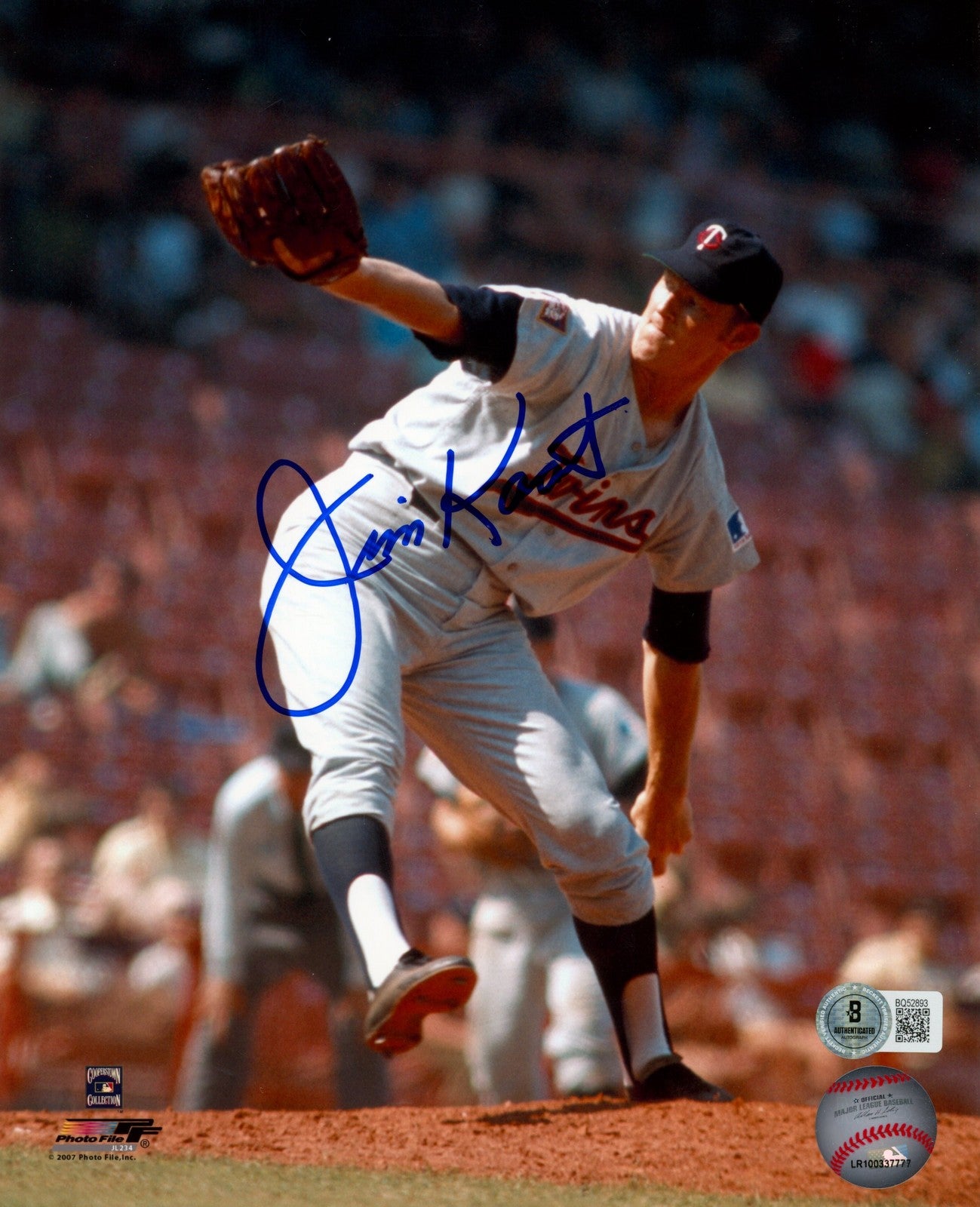 Jim Kaat Signed Detroit Tigers 8x10 Photo