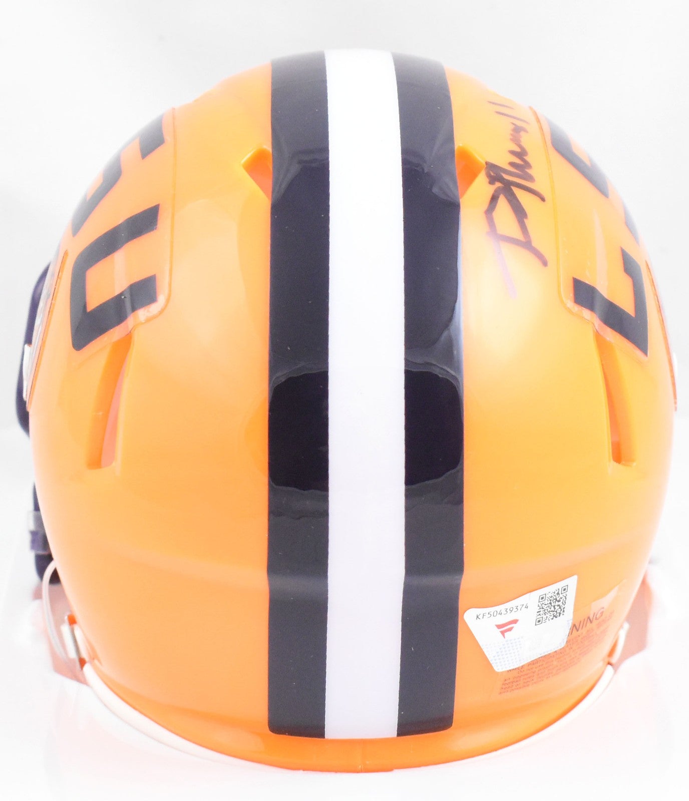 Brian Thomas Jr. Autographed LSU Tigers Black Speed Mini Helmet