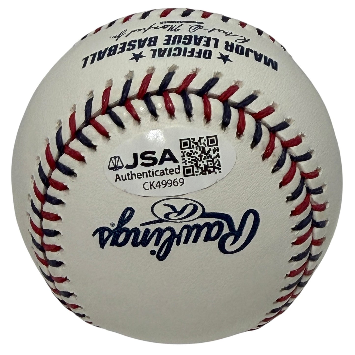 Ethan Petry Autographed Washington Nationals Logo Baseball (JSA)