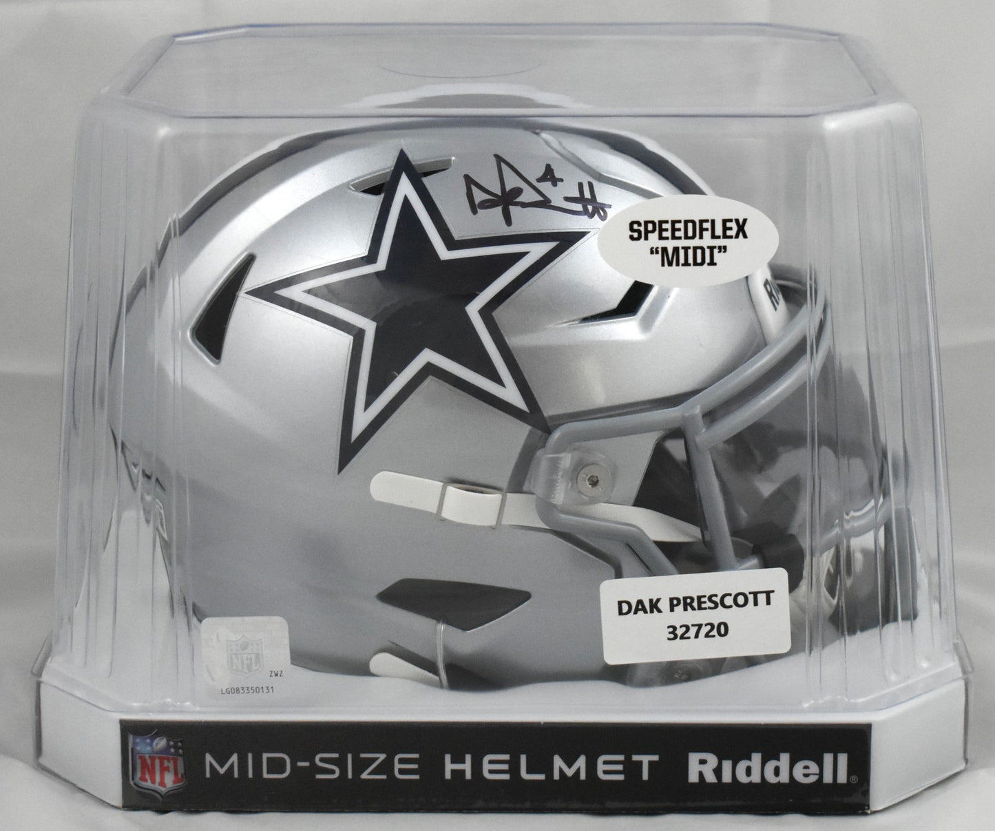 Dak Prescott Signed Dallas Cowboys Mid-Size SpeedFlex Helmet