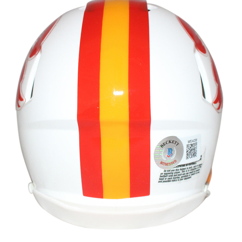 Brad Johnson Tampa Bay Buccaneers Signed Throwback Mini Helmet