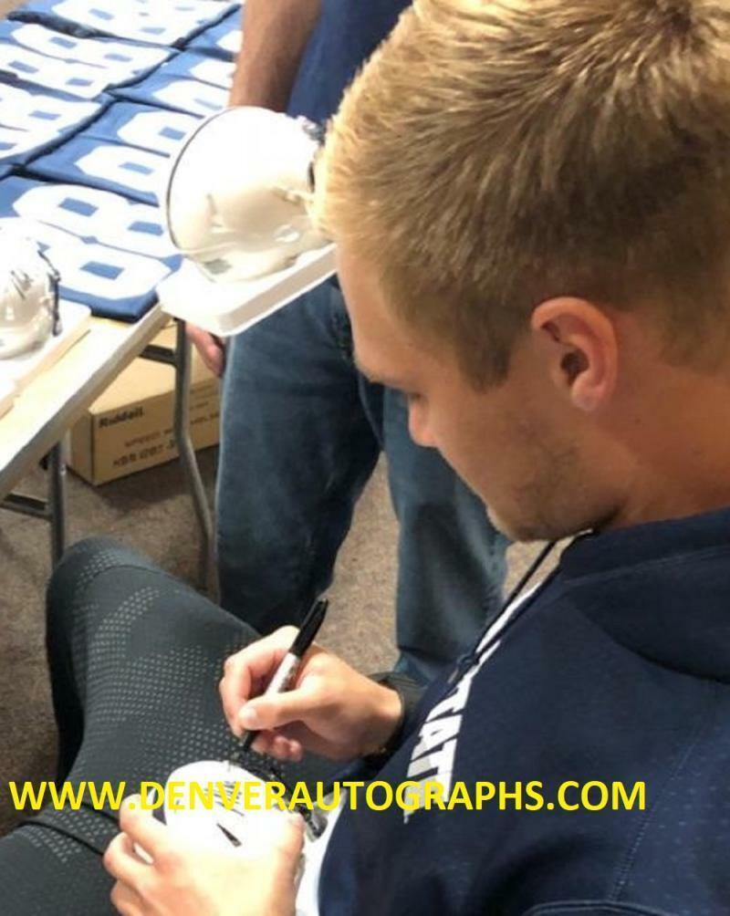Mike Gesicki Penn State Nittany Lions Signed Riddell Mini Helmet