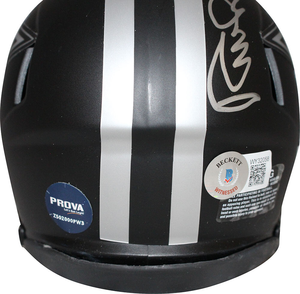 Randy White Dallas Cowboys Autographed Eclipse Mini Helmet HOF Inscription
