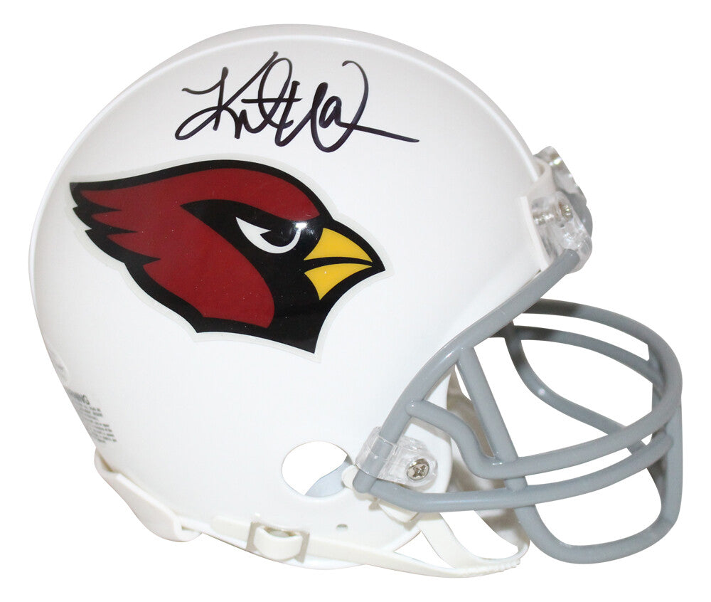 Kurt Warner Autographed Arizona Cardinals VSR4 Mini Helmet BAS