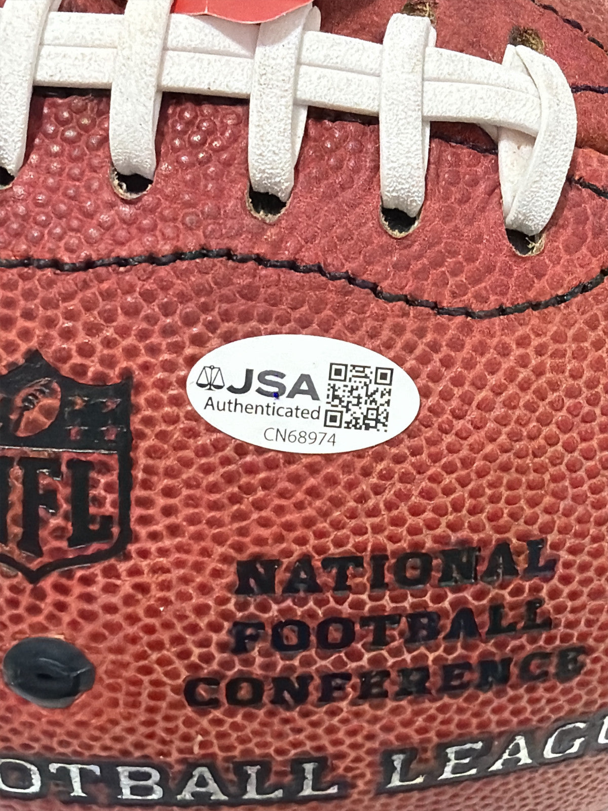 Eli Manning Signed New York Giants Wilson "The Duke" Official Football