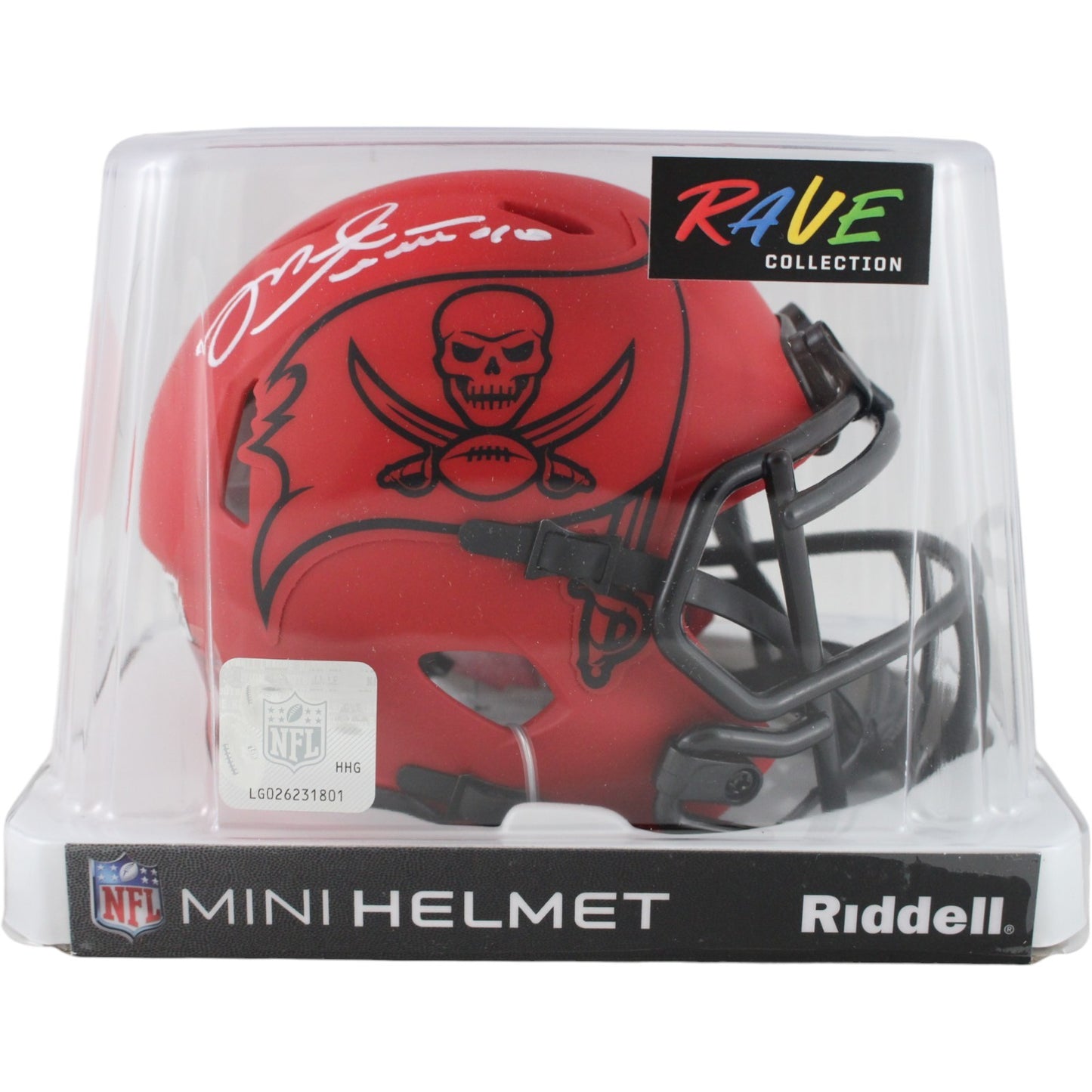 Mike Alstott Tampa Bay Buccaneers Autographed Rave Mini Helmet